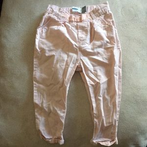 Old Navy baby pink light pants. 18-24M